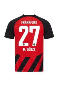 Fotbalové Dres Eintracht Frankfurt Mario Gotze #27 Domácí Oblečení 2023-24 Krátký Rukáv